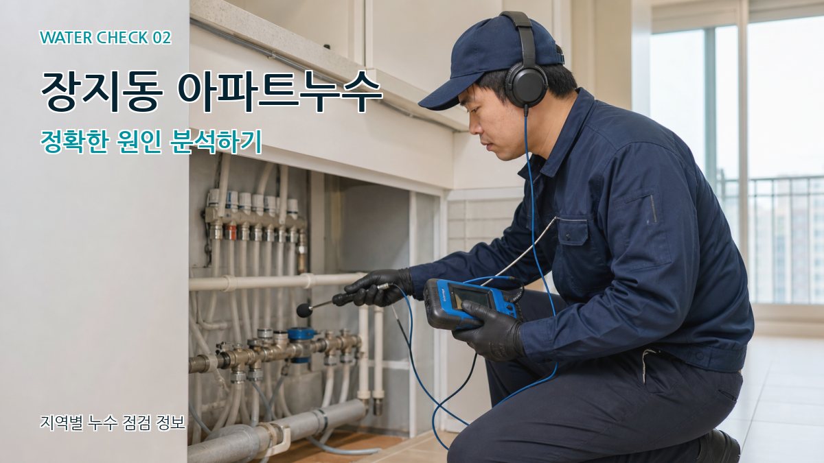 장지동 화장실누수 누수탐지 이미지