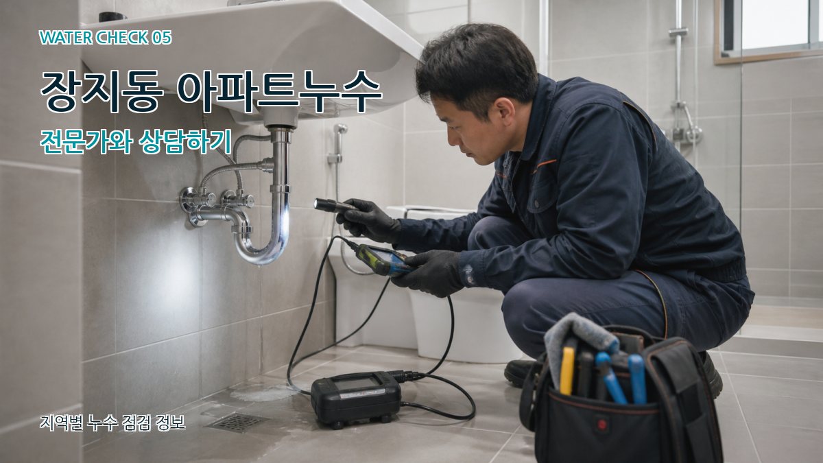 장지동 누수공사 누수탐지 이미지