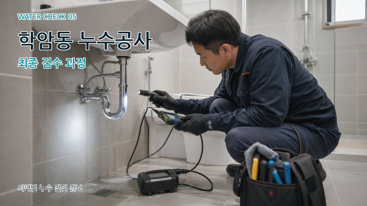학암동 누수공사 누수탐지 이미지