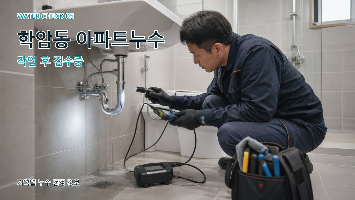 학암동 누수공사 누수탐지 이미지