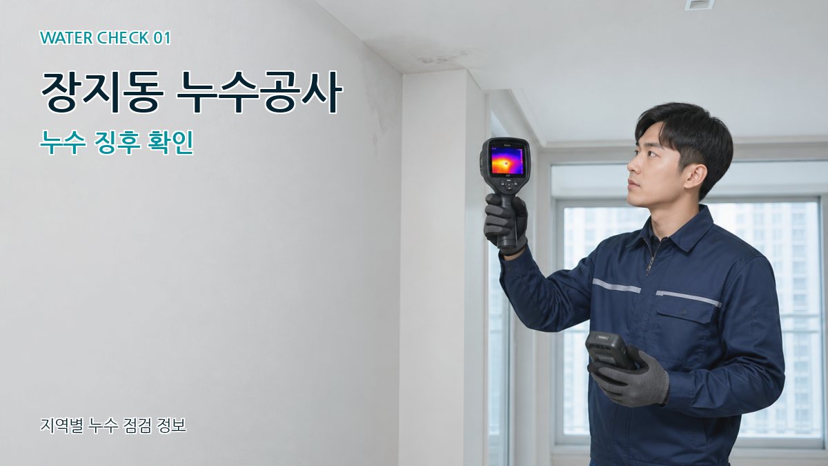 장지동 아파트누수 누수탐지 이미지