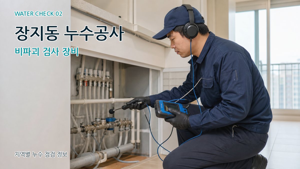 장지동 화장실누수 누수탐지 이미지