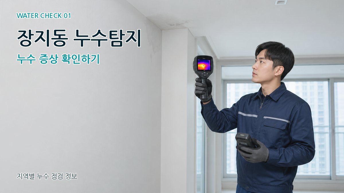 장지동 누수탐지 누수 증상 확인하기