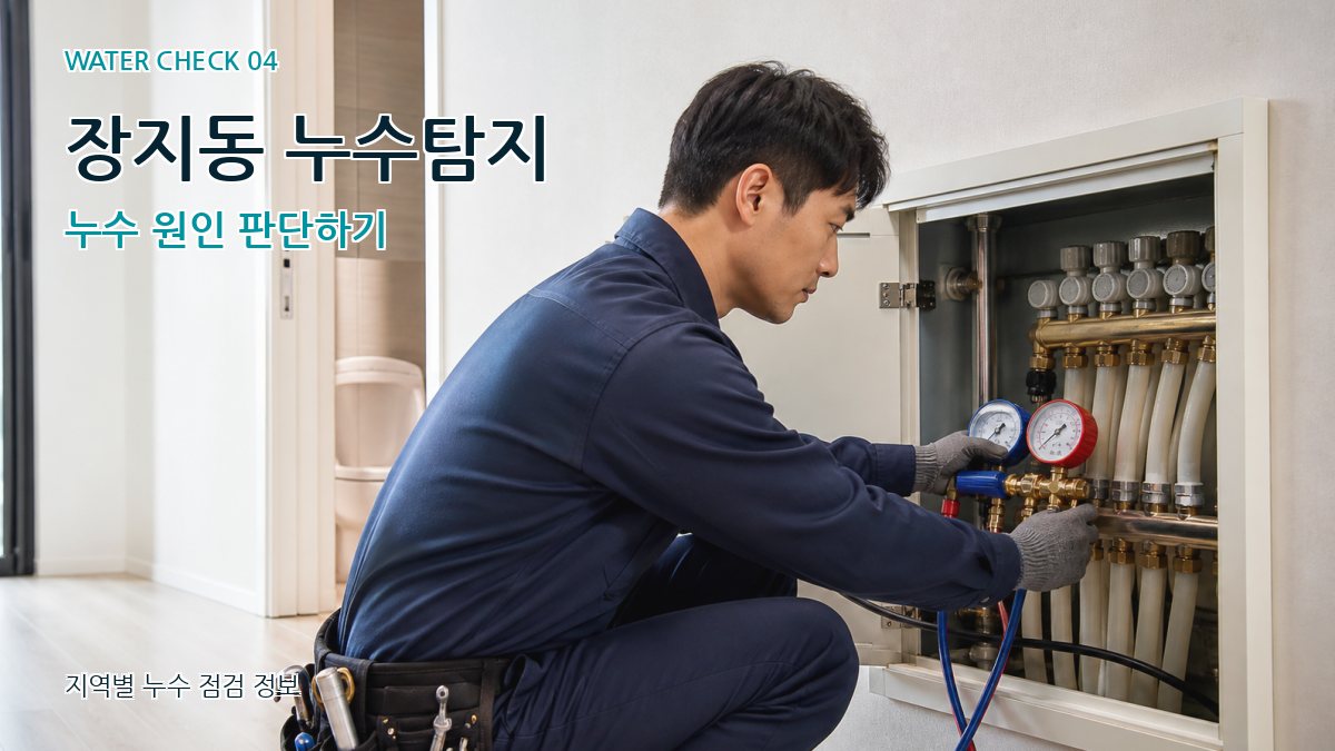 장지동 누수탐지 누수 원인 판단하기