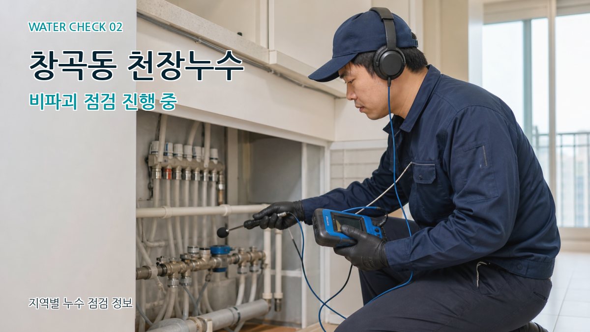창곡동 화장실누수 누수탐지 이미지