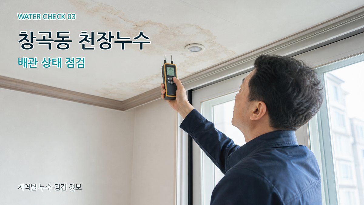 창곡동 천장누수 누수탐지 이미지
