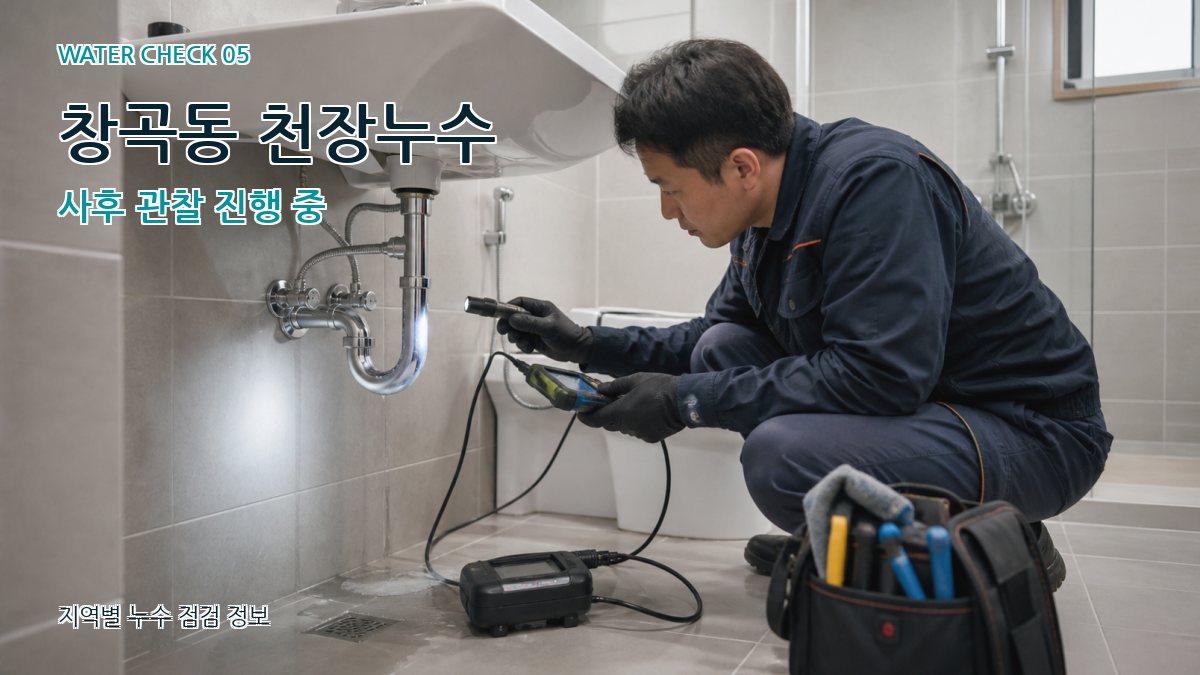 창곡동 누수공사 누수탐지 이미지