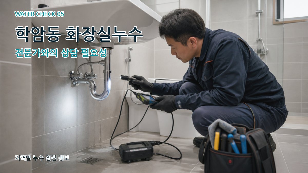 학암동 누수공사 누수탐지 이미지