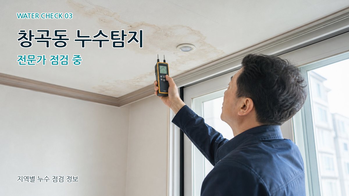 창곡동 천장누수 누수탐지 이미지