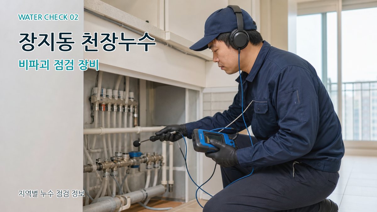 장지동 천장누수 비파괴 점검 장비